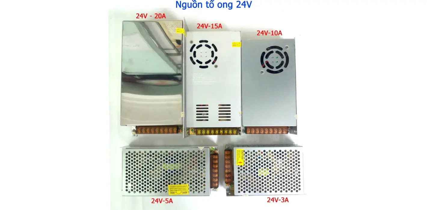 Nguồn Tổ Ong, Nguồn 12V 24V 5V, Đổi Nguồn Dùng Cho Camera . Motor3