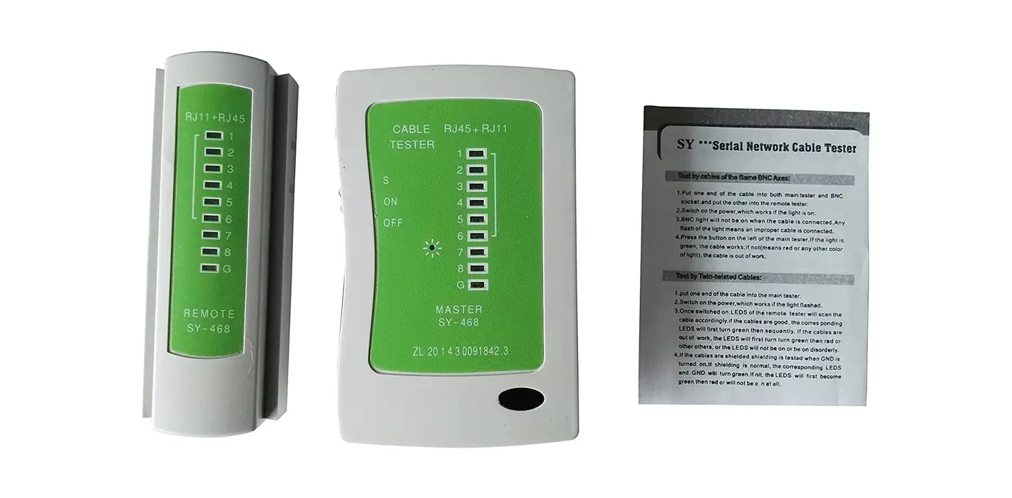 Hộp Test Cáp Mạng Đa Năng RJ-11 RJ-45 Tặng Kèm Pin 9V loại tốt1