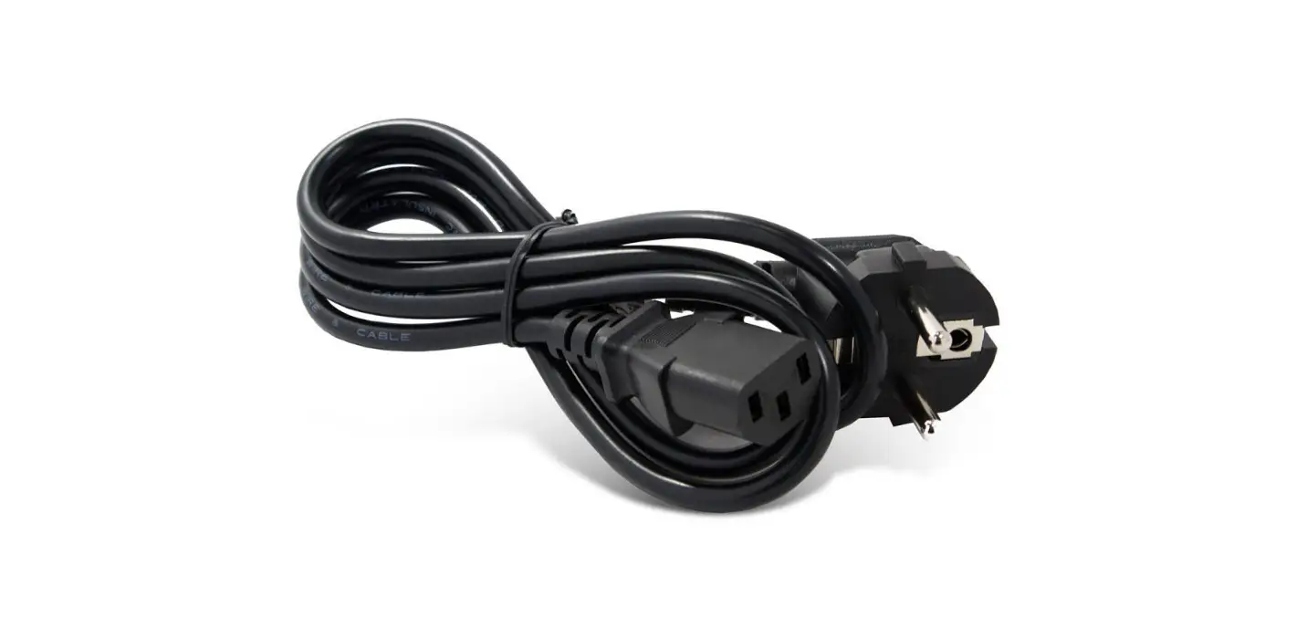 Dây nguồn sạc laptop Dell 2 chân cắm vào ổ điện3