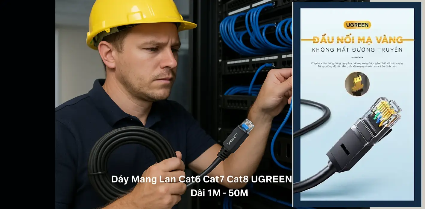 Dây Mạng Lan Cat6 Cat7 Cat8 Ugreen NW102 Dài 1M - 50M2