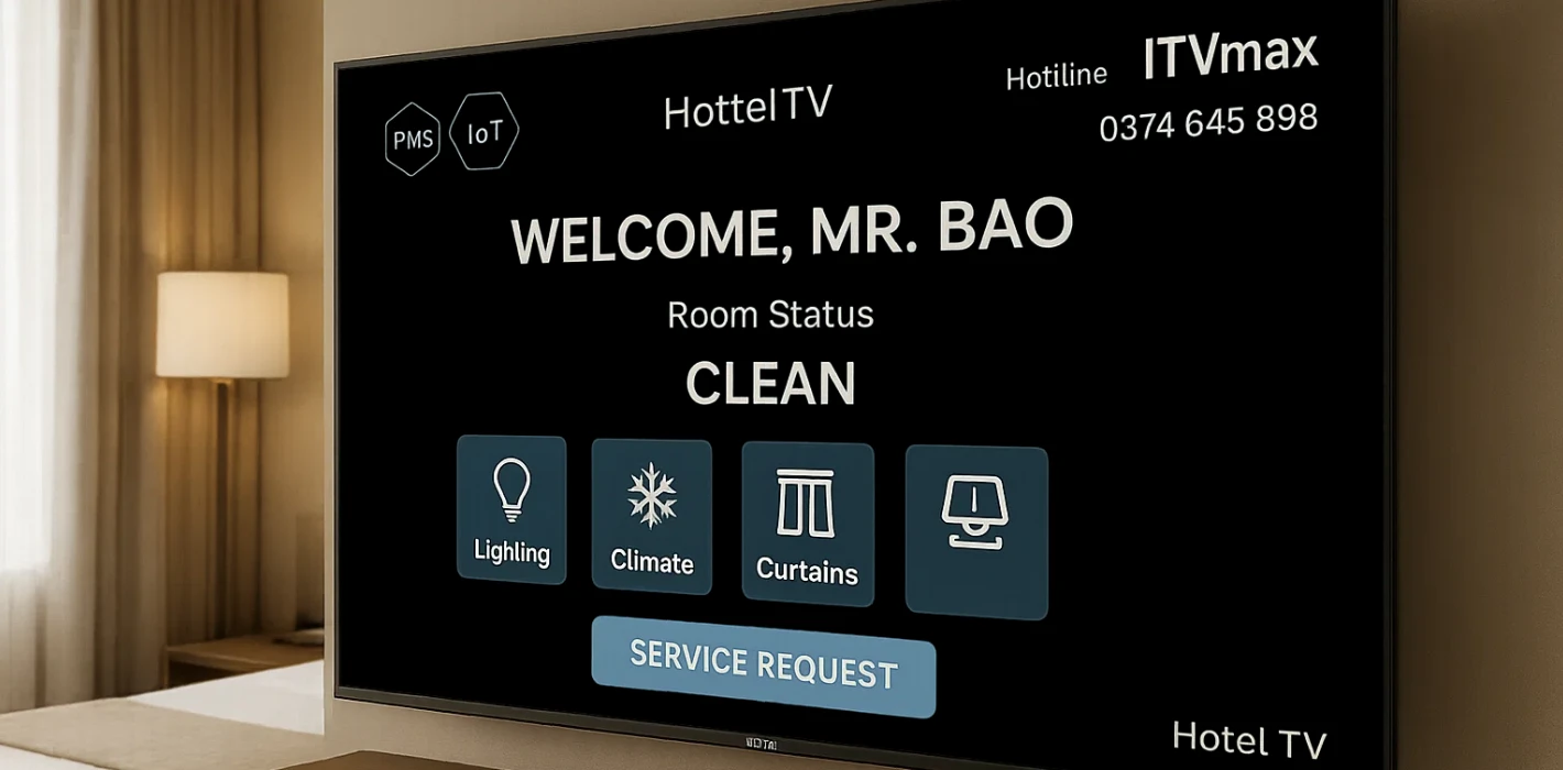 Tích Hợp Hotel TV Với PMS, Smart Room, IoT