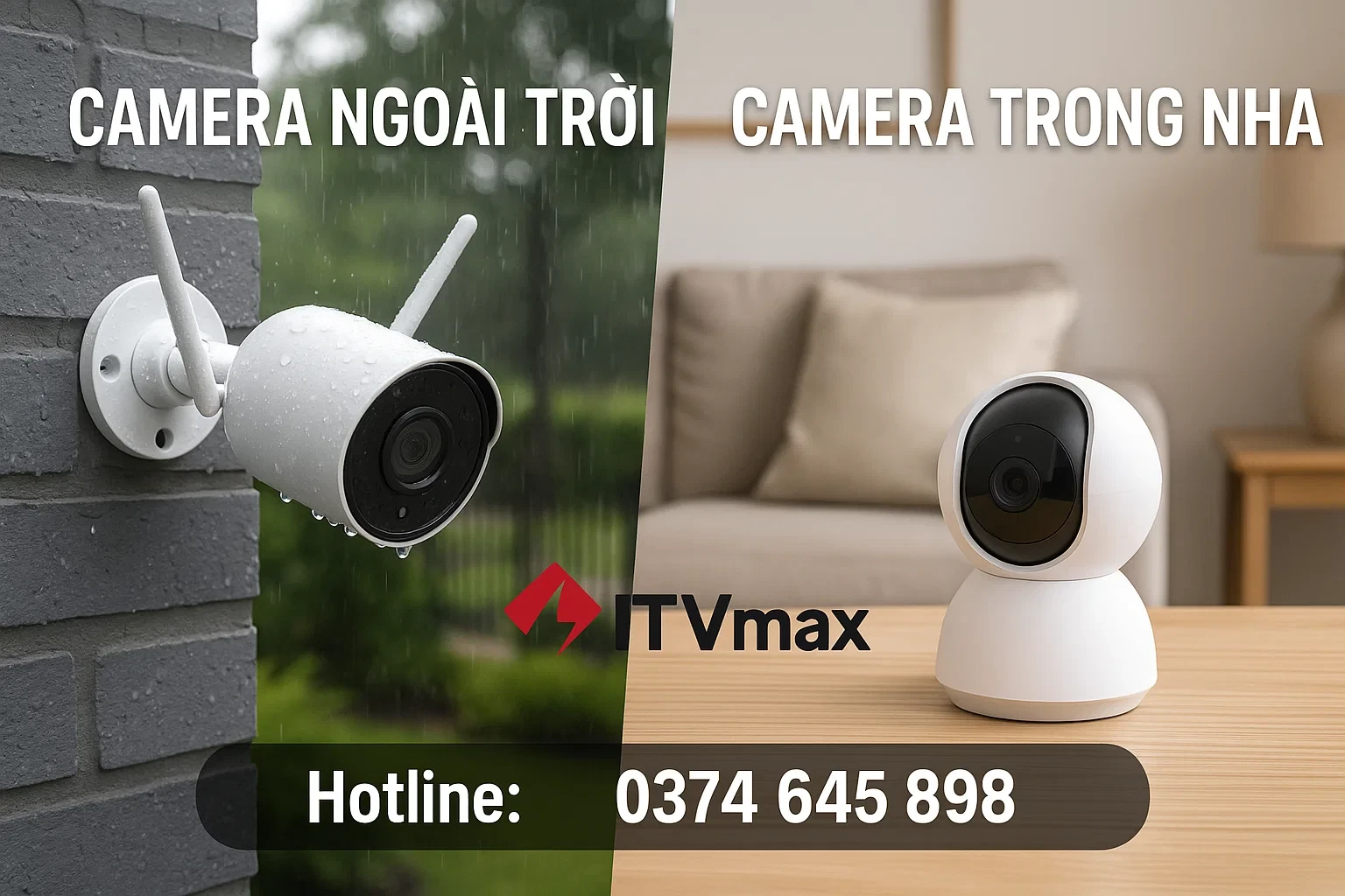 Camera Ngoài Trời & Trong Nhà – Kinh Nghiệm Chọn Đúng Loại, Hiệu Quả Bền Lâu