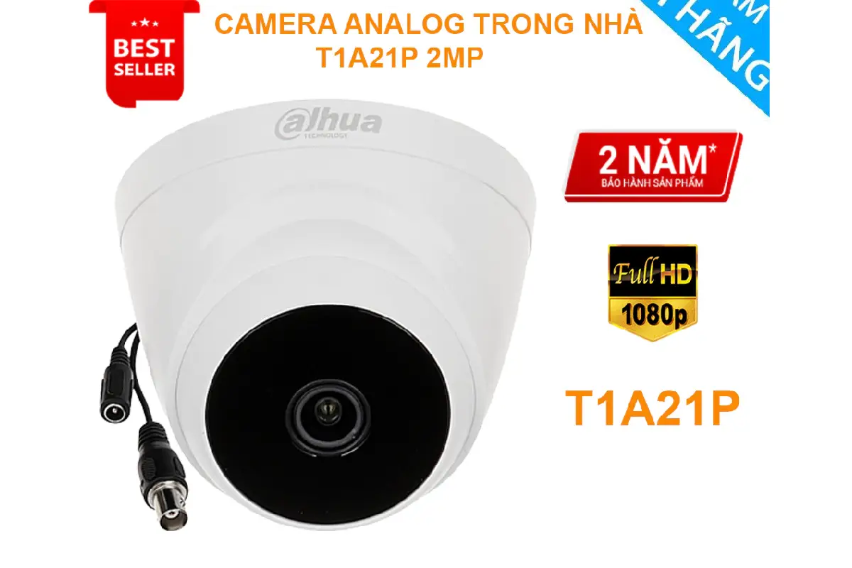 Camera giám sát DAHUA HAC-T1A21P HDCVI Cooper 2MP