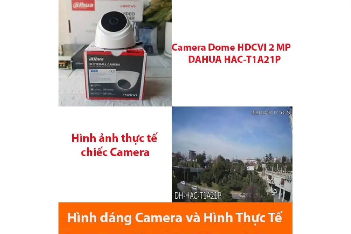 Camera giám sát DAHUA HAC-T1A21P HDCVI Cooper 2MP2