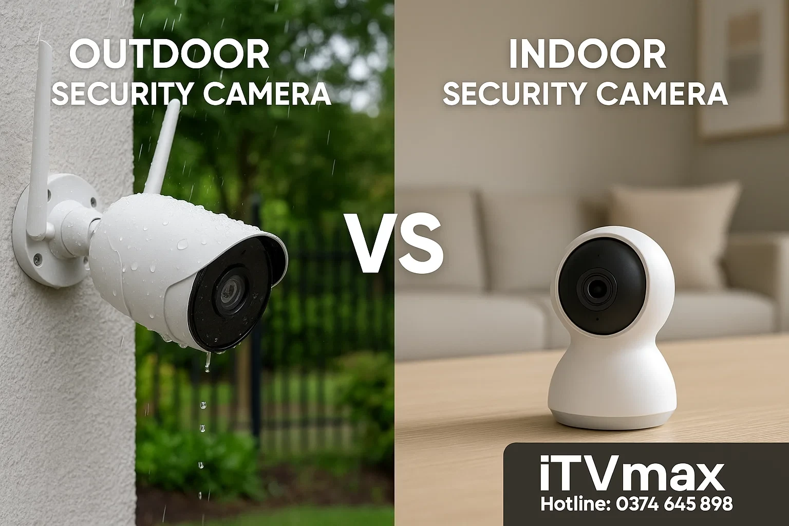 Phân Biệt Camera Ngoài Trời & Camera Trong Nhà