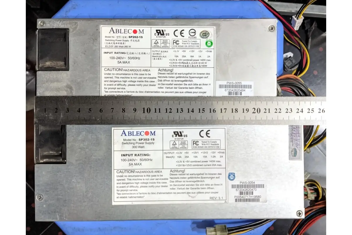 Nguồn máy chủ Ablecom Supermicro rack 1U 2U 250w3