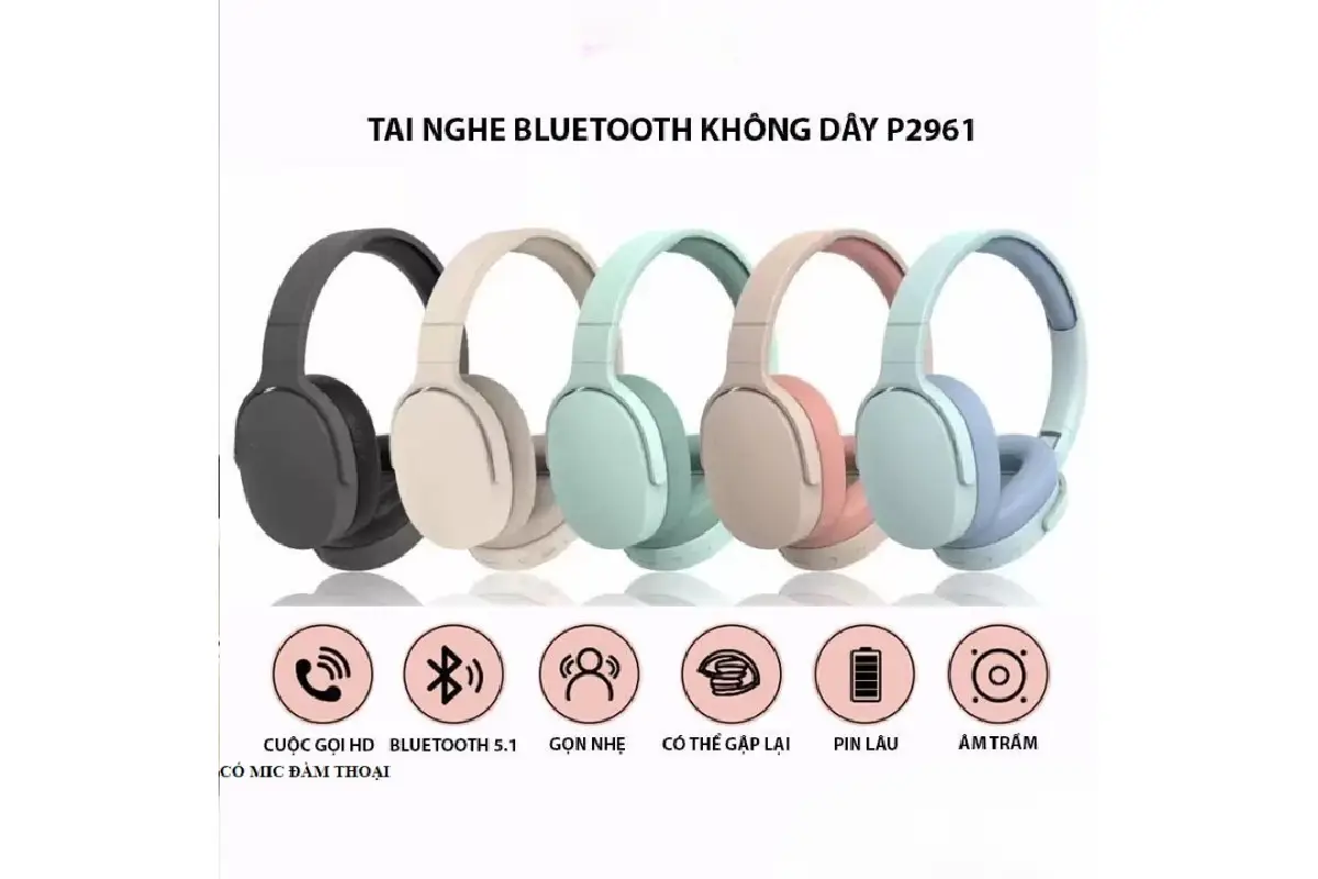 Tai Nghe Chụp Tai bluetooth Thời Trang Và Phong Cách Âm0