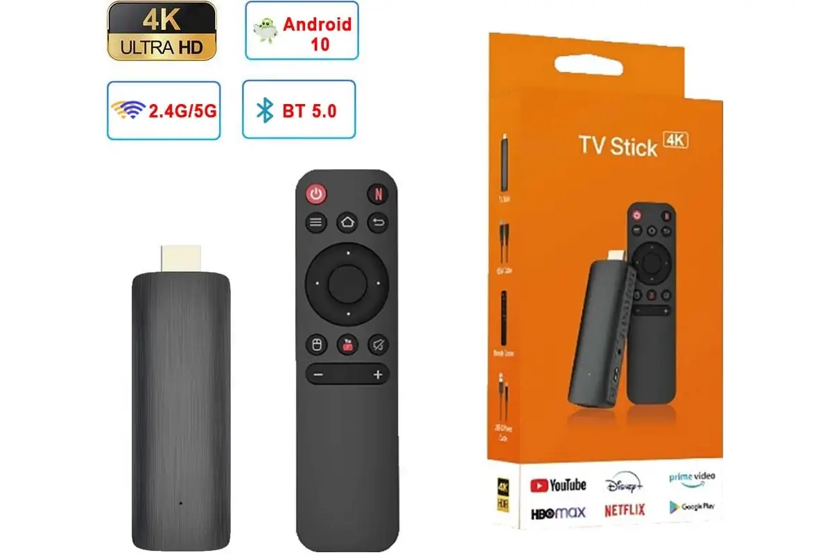 Android TV 12.0 TV Box Stick HDR Set Top OS 4K Bluetooth 5.02