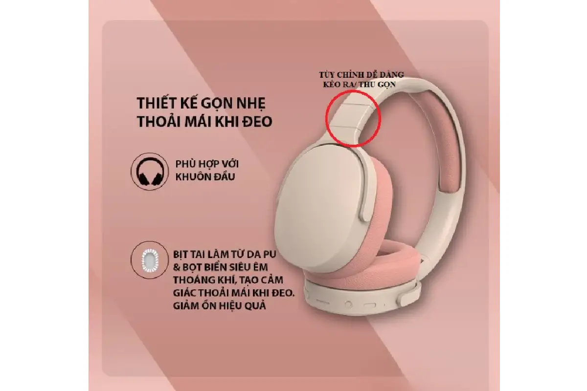 Tai Nghe Chụp Tai bluetooth Thời Trang Và Phong Cách Âm2