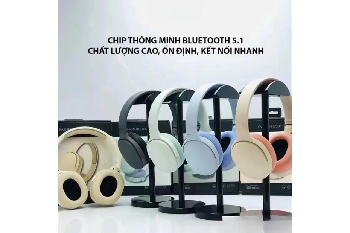 Tai Nghe Chụp Tai bluetooth Thời Trang Và Phong Cách Âm