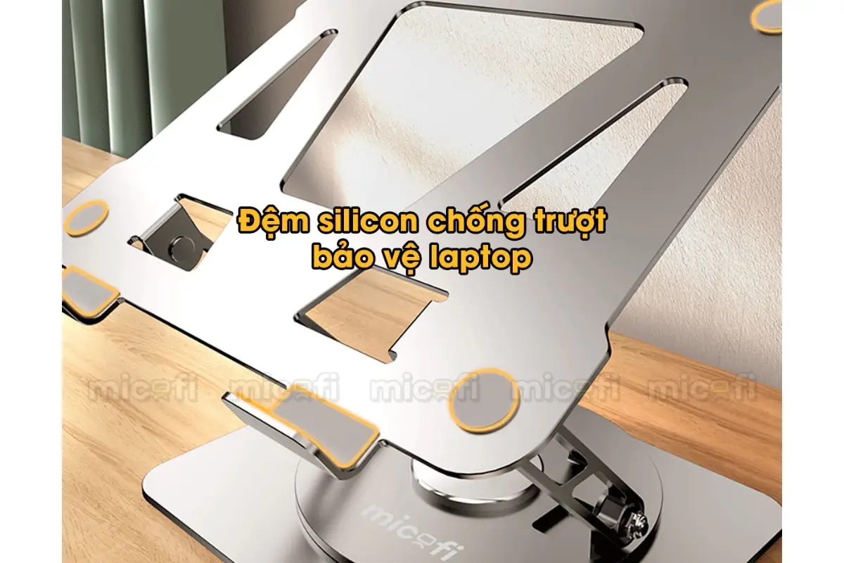 Giá Đỡ Laptop Micofi Ipad, Máy Tính Bảng, Kê Tablet Xoay 360 Độ4