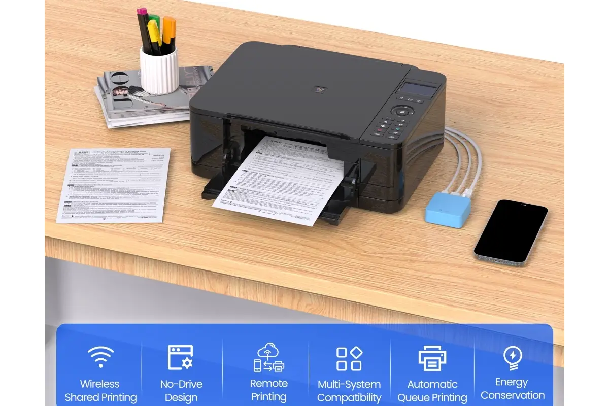 Máy chủ in USB – Nâng cấp máy in của bạn lên máy in mạng không dây1