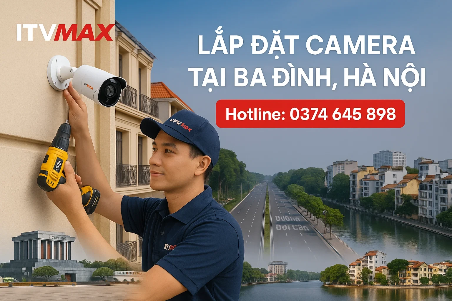 Lắp Đặt Camera Ở Ba Đình, Hà Nội | Uy Tín, Nhanh, Giá Tốt - Gọi ngay 0374 645 898