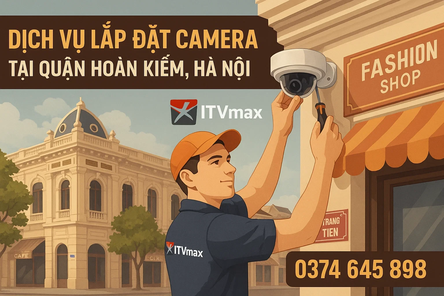 Lắp Đặt Camera Ở Quận Hoàn Kiếm, Hà Nội | Chính Hãng – Chuyên Nghiệp – Bảo Hành 24 Tháng
