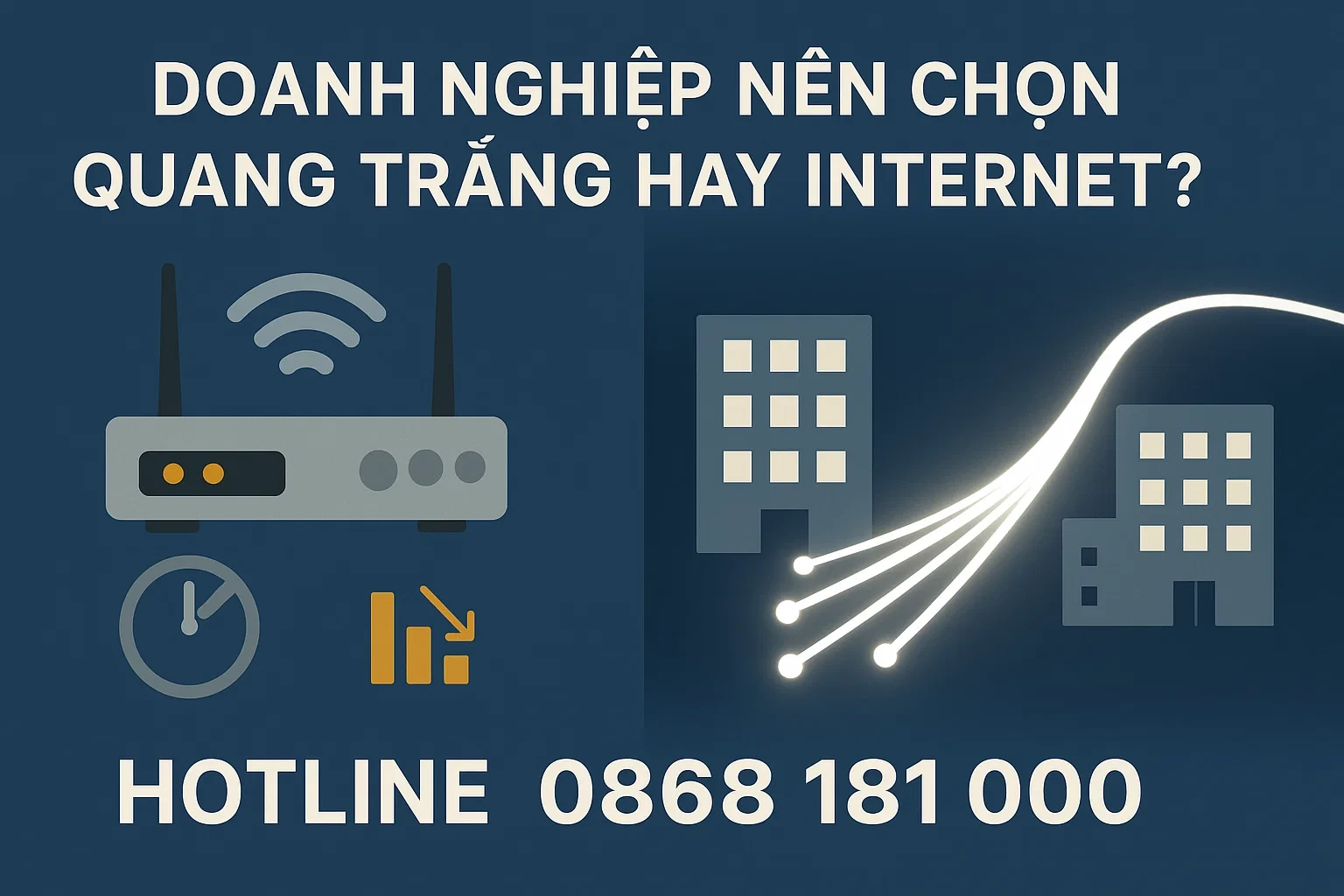 Thuê Quang Trắng Hay Internet Truyền Thống? Doanh Nghiệp Nên Chọn Gì?