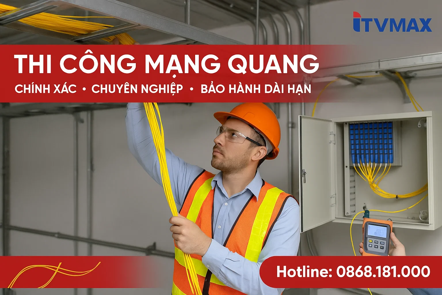 Thi Công Hạ Tầng Mạng Quang – Giải Pháp Kết Nối Ổn Định Cho Doanh Nghiệp