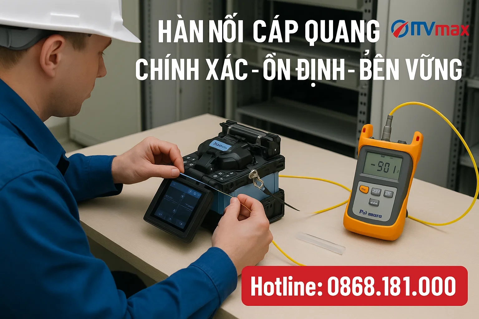 Hàn Nối Cáp Quang – Quy Trình, Thiết Bị & Dịch Vụ Chuyên Nghiệp