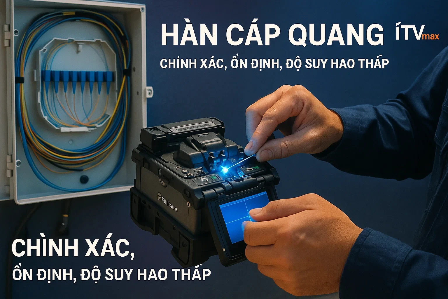 Hàn Cáp Quang Là Gì? Quy Trình, Thiết Bị & Kỹ Thuật Chuẩn Không Suy Hao