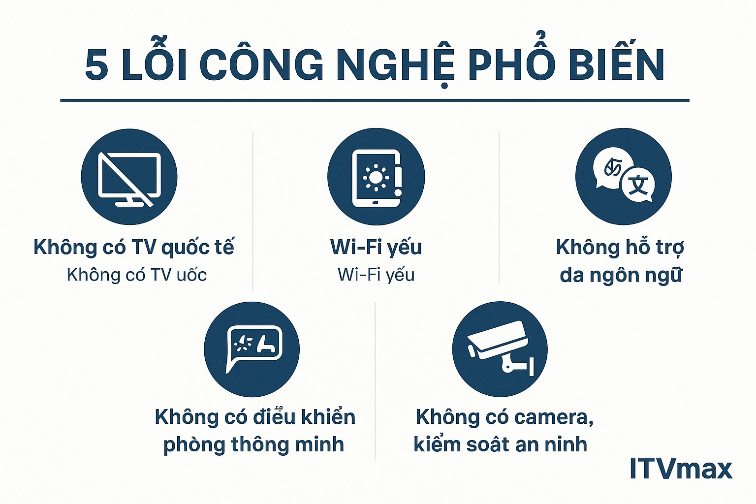 5 LỖI PHỔ BIẾN khiến khách sạn Việt mất điểm với khách quốc tế