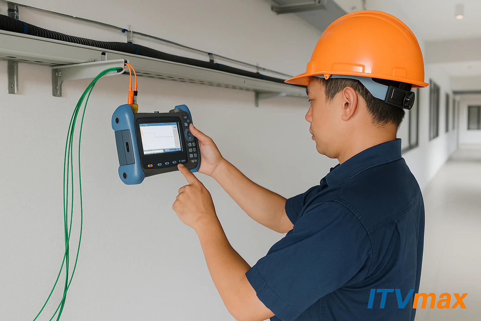 kéo cáp quang tại khách sạn