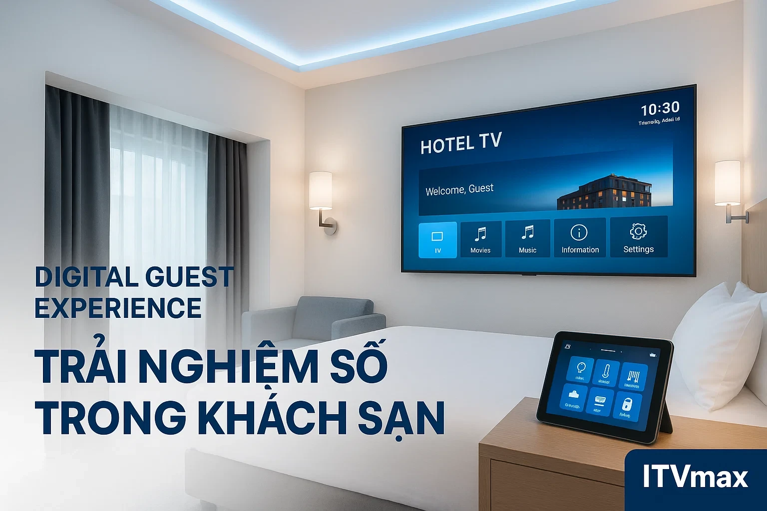 Trải Nghiệm Số Trong Khách Sạn – Tối Ưu Hóa Dịch Vụ Với Hotel TV ITVmax
