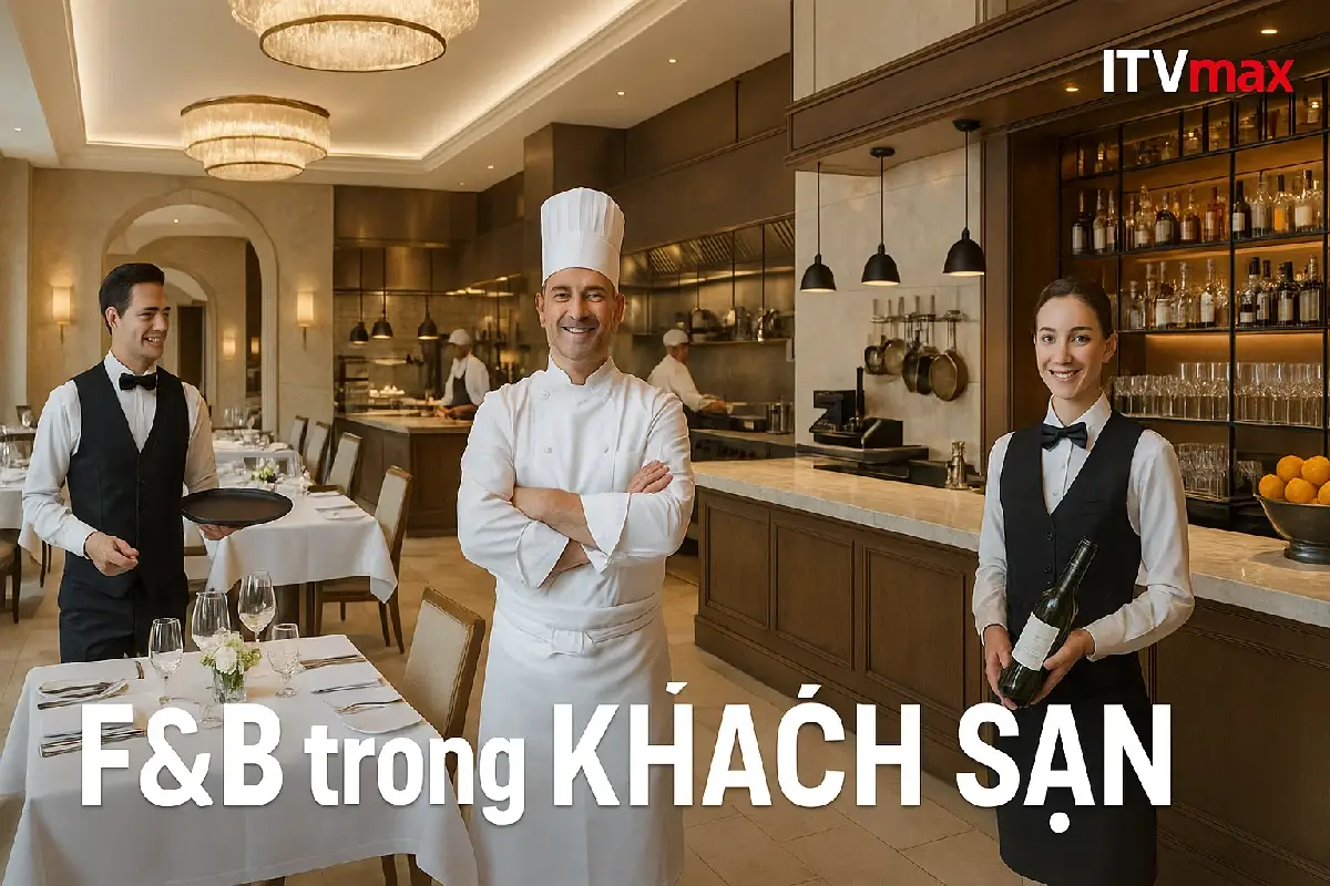 Bộ phận Ẩm Thực (F&B – Food & Beverage) Trong Khách Sạn