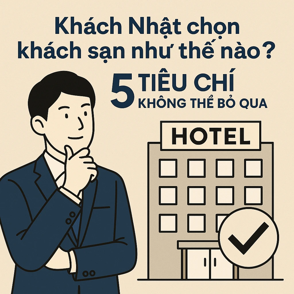 Khách Nhật chọn khách sạn như thế nào? 5 tiêu chí cực quan trọng