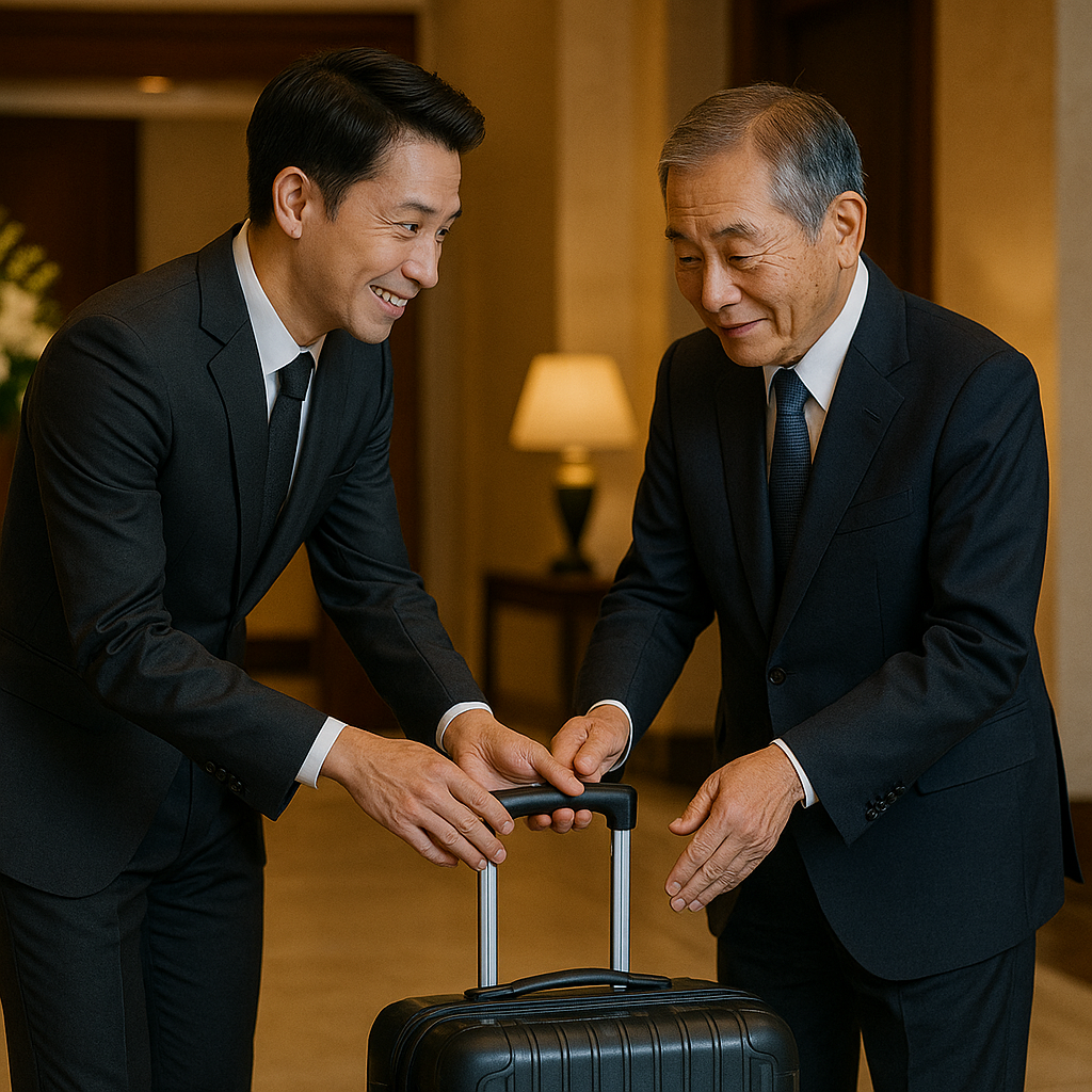 Luôn mỉm cười, không ép khách trả lời hay tương tác nếu họ đang cần không gian riêng.