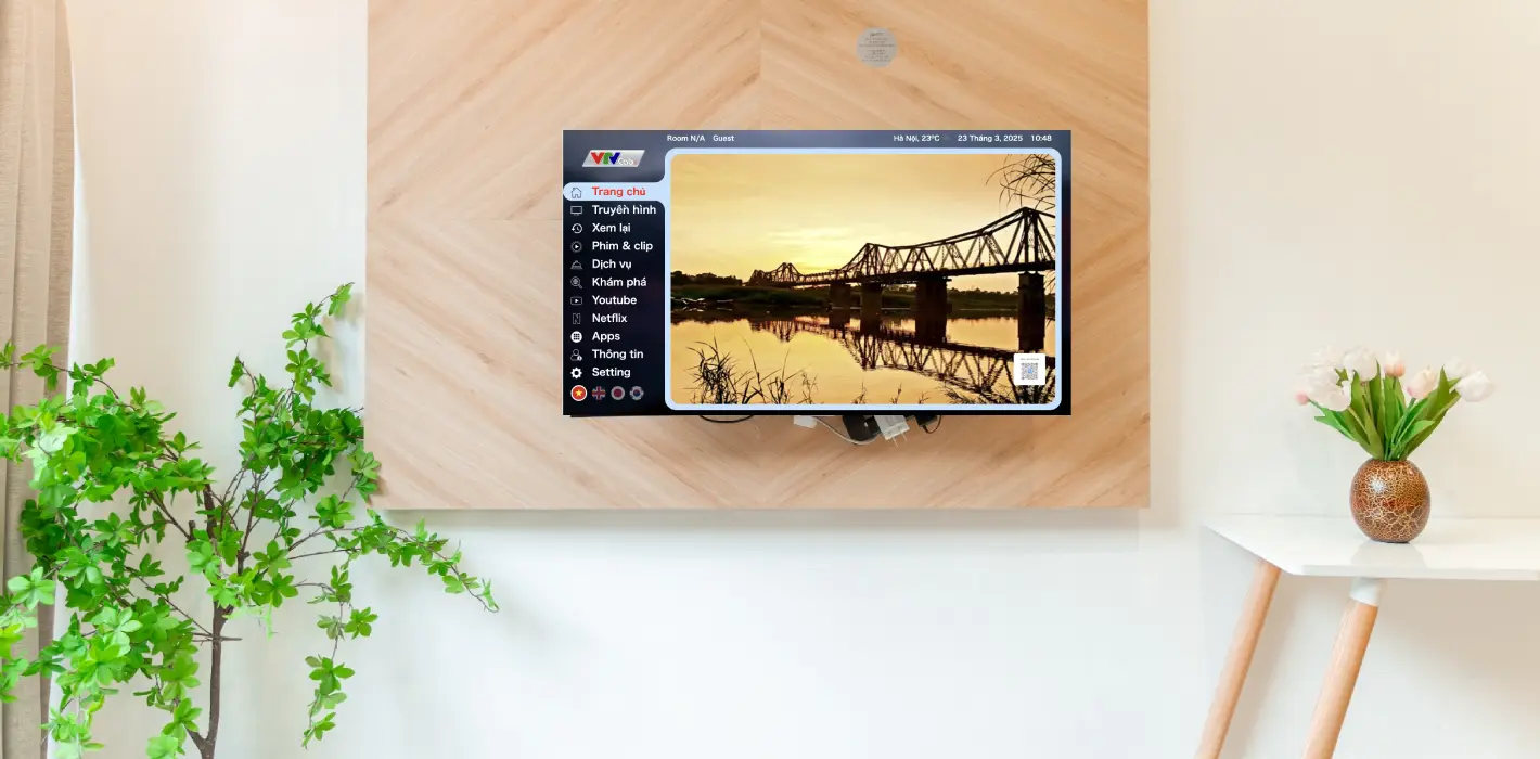 Giải pháp Hotel TV giúp khách sạn 2-3 sao cạnh tranh với resort lớn